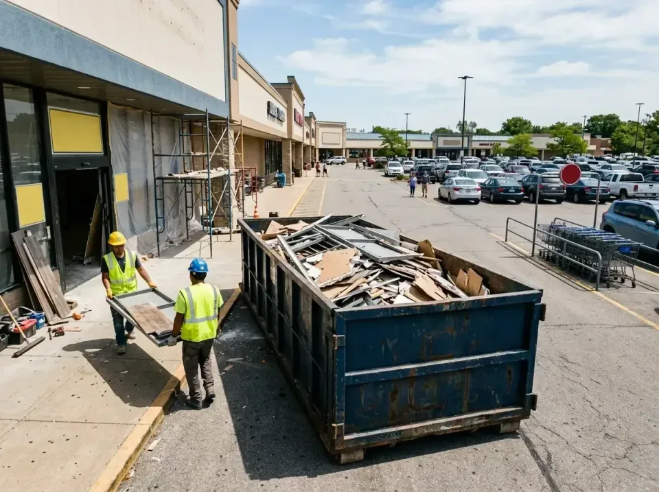 retail-store-renovation-debris-003 — frequently asked questions, Roll-off Dumpster Rentals in Calera, AL